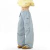 Mens Thin Quick-Dry Parachute Pants Loose Wide Leg Street Dance Casual Trousers
