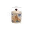 Vintage Ceramic Candy and Snack Jar Chinese-style Sealed Tea Canister Household Portable Storage Jar for Nuts and Coffee Beans