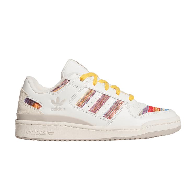 

adidas Forum Low CL Serape Pack - White Scarlet Blue Bird Unisex Sneakers Cloud-White Better-Scarlet JQ2641 36