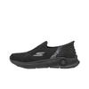 Serie Go Walk Simples Versátiles Moda Caña Baja Casual Zapatos Tenis para Mujer Negro 125087-BBK