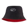 Nike Polyester Elastane Bucket Hats Women's Black Red Casual CI3616-011
