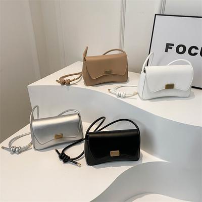 New Simple Casual Solid Color Underarm Bag for Women In Urban Style Fashion Slanted Strap Shoulder Bag for Women