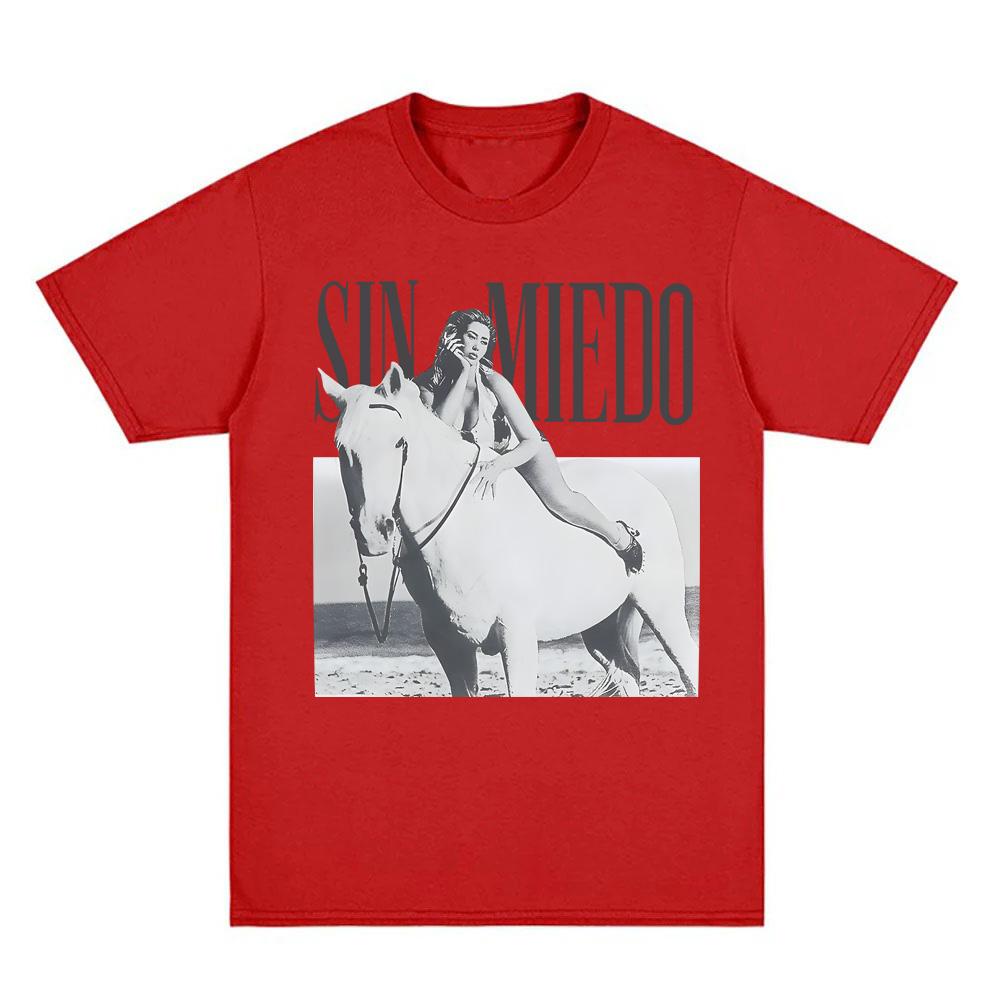 Kali Equestrian T-Shirt Kali Uchis New Style 100% Cotton T Shirt Summer Fashion Comfortable Tops XXL красный
