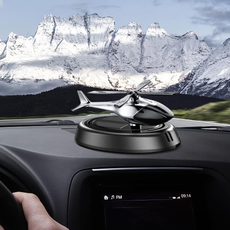 Car Interior Solar Car Rotating Perfume Solar Aroma Diffuser Car Air Freshener Fragrance Automatic Rotation Dashboard
