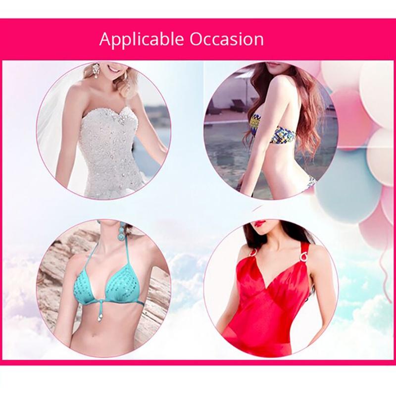 Fashion Women Silicone Pasties Breast Cups Anti-light Ventilation Nipple Covers Bra