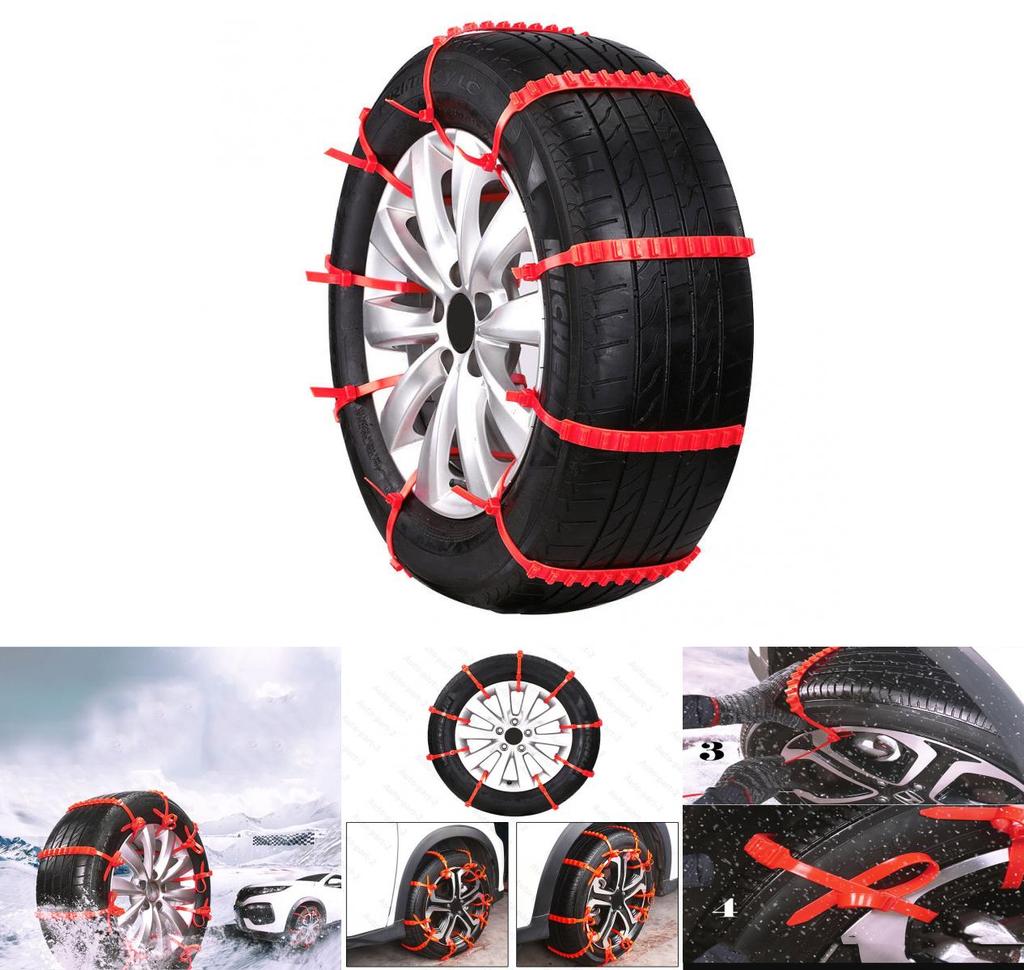 Durable And Versatile 1pcs Car Truck Suv Thick Tendon Snow Anti-skid Tire Chains