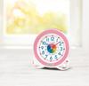 Seiko Clock Alarm Clock Table Clock Educational Analog Light Pink 134 x 130 x 85mm KR524P