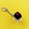 Keyboard Key Toy Party Stress Relief DIY Fidget Button Keycap Fidget Keychain Keyboard Keychain Toys Finger Keyboard
