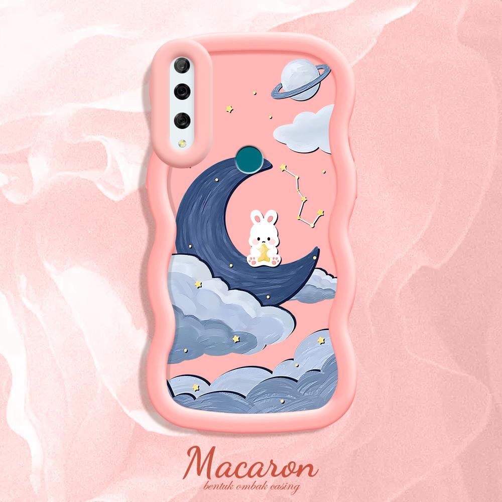 Gemaltes Muster Big Wave Edge Weiches Silikonmaterial Macaron-Telefongehäuse Stoßfestes Schutzgummigehäuse für iPhone Huawei Honor Infinix Tecno