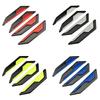 Universal 4PCS Body Sticker Reflective Warning Sticker Decoration Anti-Scratch Modified Door Bumper Strip Car Accessories
