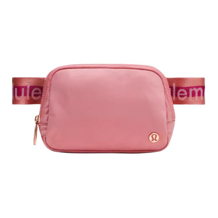 Lululemon Everywhere 1L Fashion Nylon Waist Bag Unisex Waist Bag Pink LU9BOPS-069472 Pink