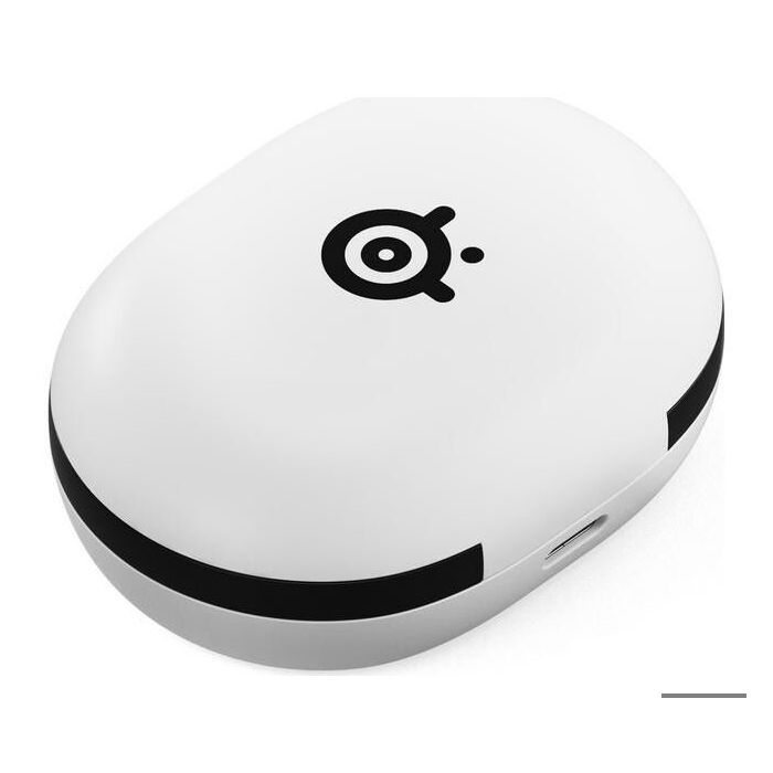 Ecouteurs intra auriculaires sans fil Bluetooth SteelSeries Arctis GameBuds avec réduction de bruit pour PS Blanc