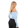 I Saw It First Womens/Ladies Jersey Fitted Long-Sleeved Bardot Top