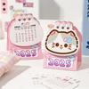 Coil Planner Mini Desk Calendar Cartoon Cat 2025 Coil Calendar Portable Desktop Calendar  Office