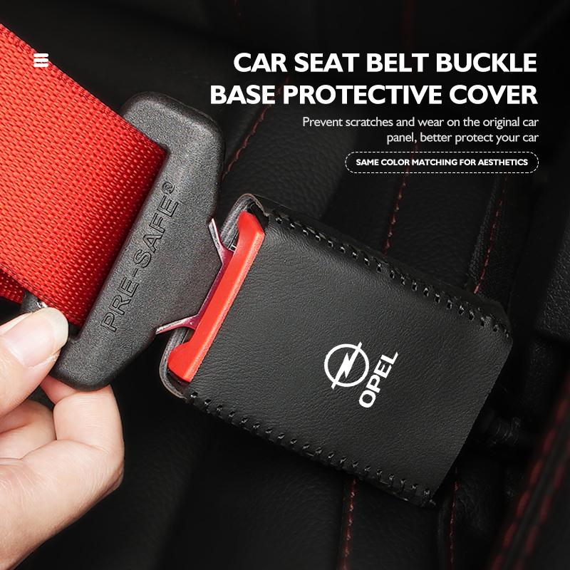 Car Seat Belt Buckle Anti-scratch Protector Cover Accessories For Opel Astra H G J Insignia Corsa Zafira Meriva Mokka Kt2