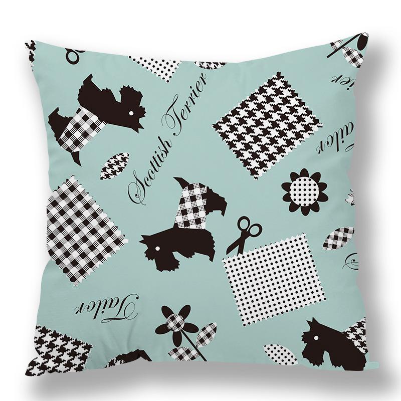 Abstract Houndstooth Geometric Pillow Cover Design Pillow Waist Premium Durable Quality Useful Practical Reliable