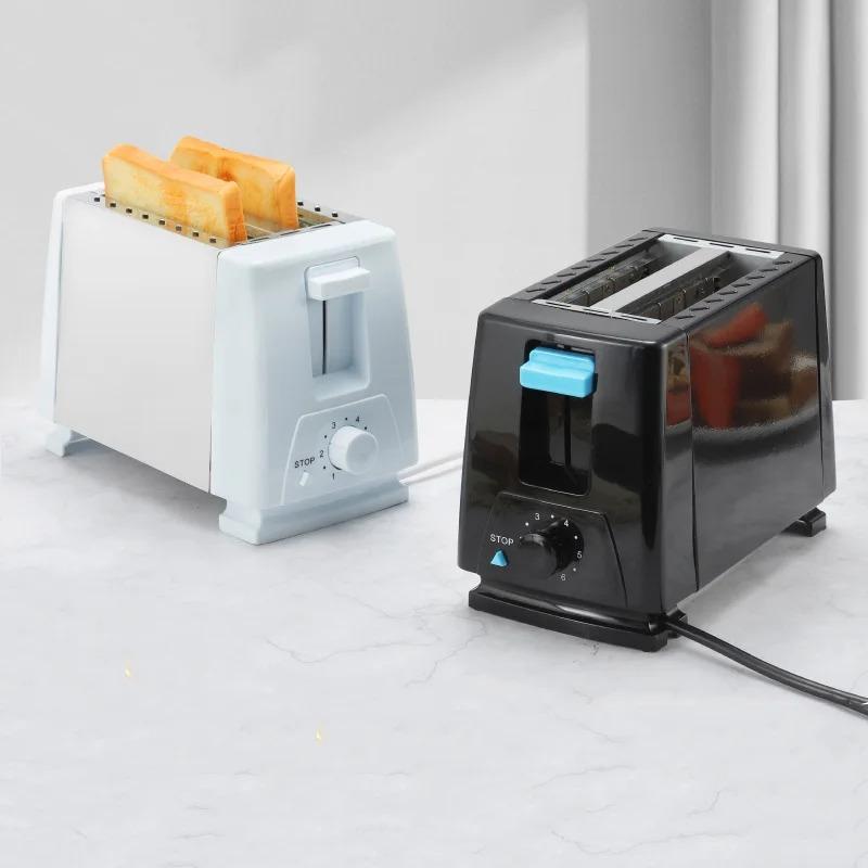 Macchina per il Pane 1PC Uso Domestico Acciaio Inossidabile Automatico Tostapane Forno a Fessura Doppia Larga Panini Toast Pane Ciambelle Macchina per la Colazione