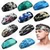 Unisex Running Fitness Headband For Sports Yoga Sweatproof Elastic Cotton Headscarf