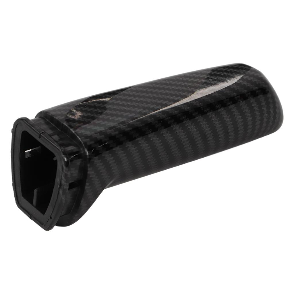 Car Handbrake Handle Cover Trim Hand Brake Sleeve Protector Automotive Interior DecorationCarbon Fiber Style