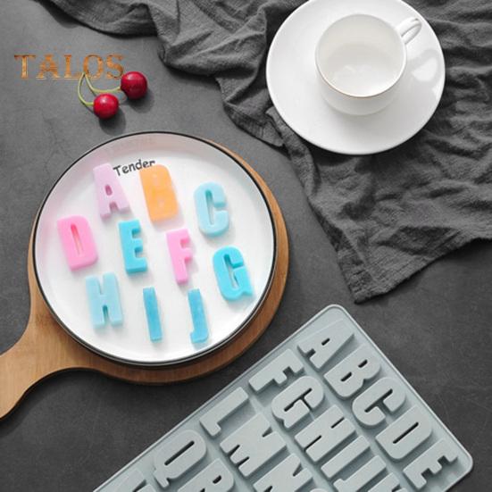 26písmenová nepřilnavá silikonová forma na čokoládové dorty DIY Nástroj na pečení dortových forem odolných vysokým teplotám