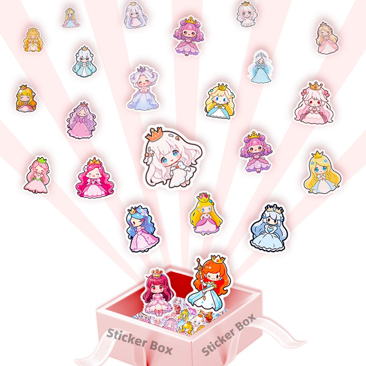 

50 Cute Cartoon Stickers Pack Children s Graffiti Creative Stickers Water Cup Flat Waterproof Graffiti Stickers