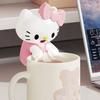 Cute Cat Dog Mini Handheld Fan Portable USB Food Cooling Fan for Toddle Noodles Desk