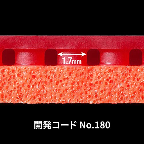 Butterfly Table Tennis Rubber Tenergy 80, Inner Soft, Tension (Spin), 05930, Red, Medium