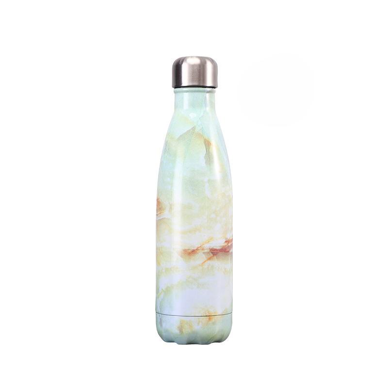 304 Stainless Steel Thermos Outdoor Sports Bowling Cup A Marble Coke Bottle Kettle.