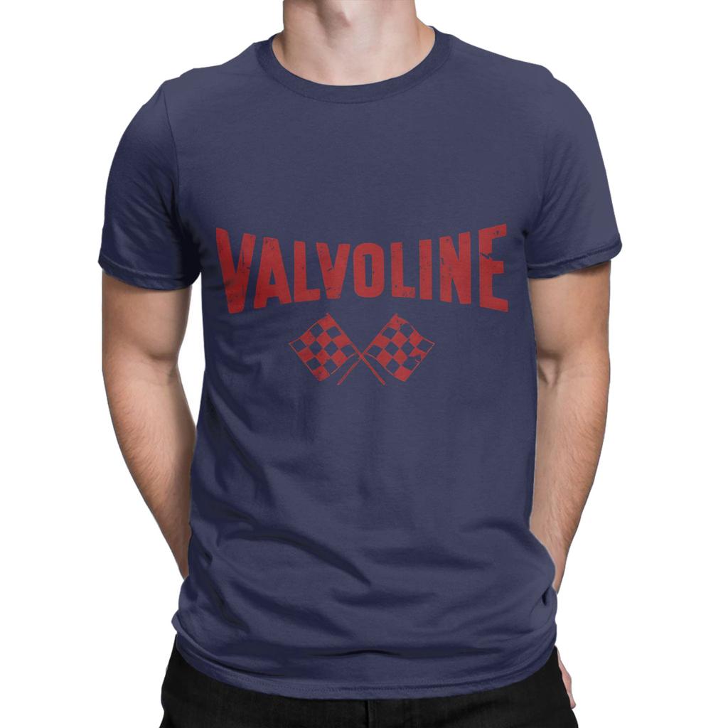 Valvoline racer vintage Hot Rod Rat Rod Gasser Racecar impression rouge Nouveauté 100% Coton T-shirt Valvoline T-shirts Hauts Pour Unisexe