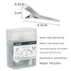 304 Stainless Steel Non-Rust Steel Clip Perm Clamp Steel Frame Ironing Clip Men Hair Locating Clip Small Steel Nail Hair