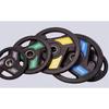 Fighter Rubber-Coated Cast Iron Barbell Plate