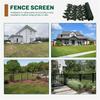 Fence Wall Decoration Artificial Green Leaves Can Stretch Privacy Fence Screen Plant Leaves, Suitable For Home, Garden