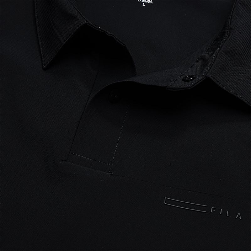 FILA White Comfort Polo Shirt With Faux Pockets Men tops F11M633105FBK