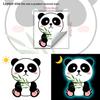 Night Light Cartoon Panda Bedroom Living Room Bathroom Switch Decoration Sticker