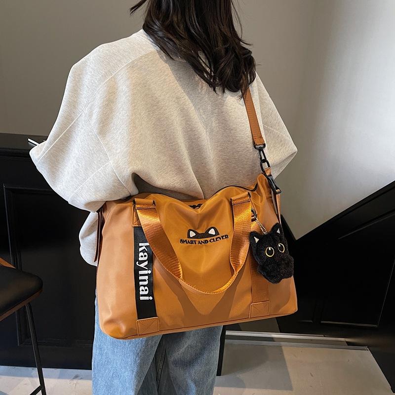 Women's casual and simple going out large-capacity portable travel bag dry and wet separation sports fitness yoga bag