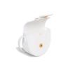 Celine Besace Cuir Triomphe Smooth Calfskin Saddle Bag Women Saddle Bag White 10J303DPQ-01BC