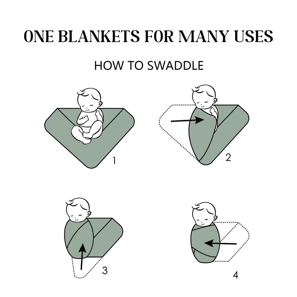 3pcs Set Newborn Baby Muslin Swaddle Blankets Cotton Hat Bedding Baby Receiving Blanket Swaddle Wrap Babies Accessories