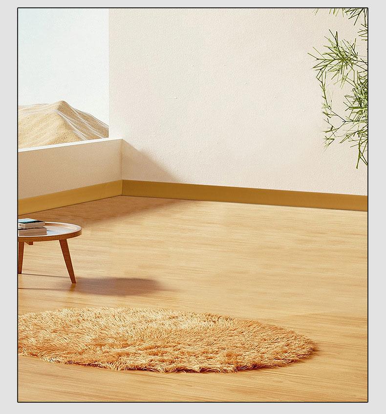 Thick Self-Adhesive Marble PVC Wall Baseboard Skirting Board NBR Foam Corner Protector Kickboard Trim for Floor & Wall Edge