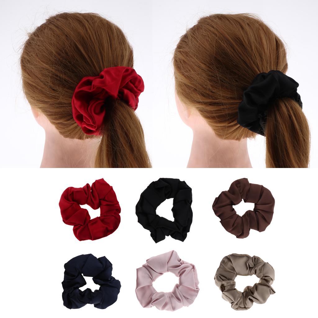 Large Floral Hair Band Ties For Thick