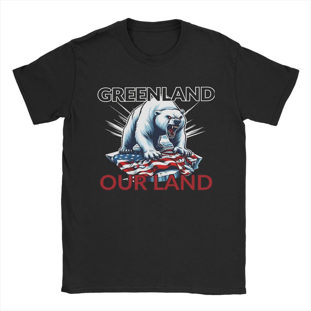 Protector of Greenland 100 Cotton TShirt For Couple Summer  Vintage T Shirts Breathable Trendy Cool Tee Shirt Big Size  Tops