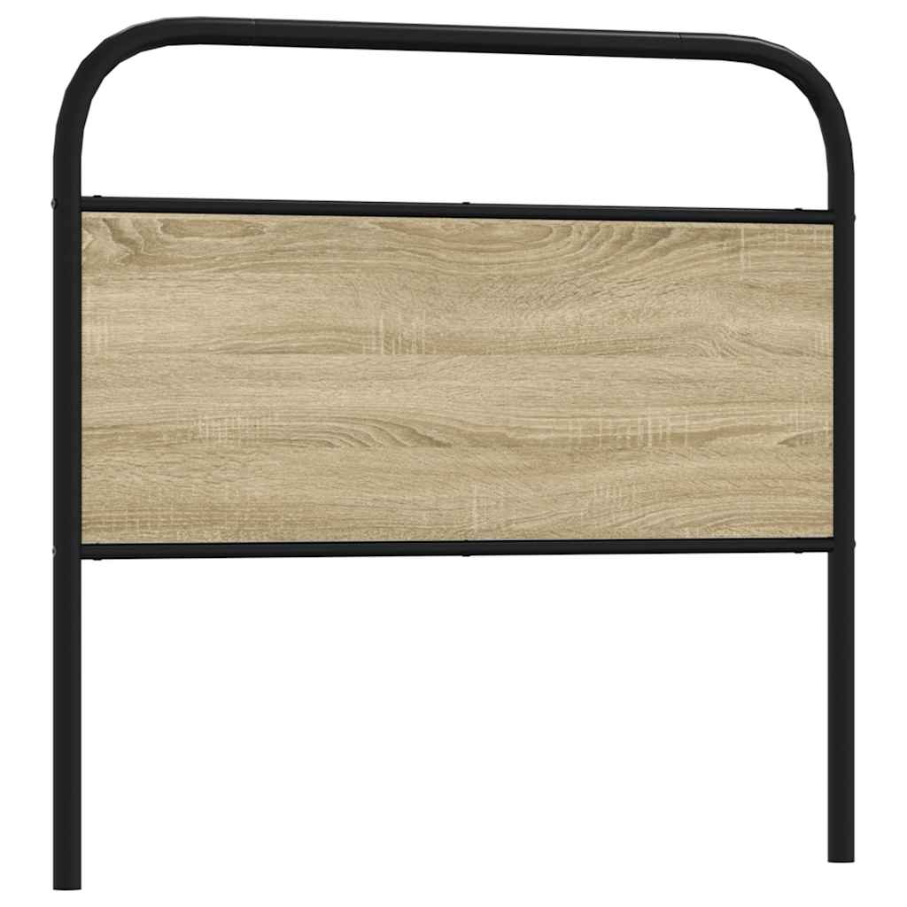 Replacement Headboard in Sonoma Oak 100 cm Steel and Wood Based Material