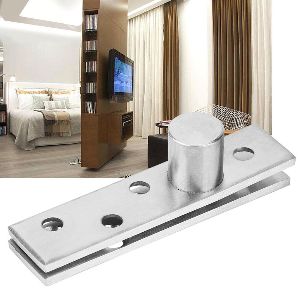 2 piezas Bisagra Pivotante Giratoria de 360 Grados Bisagra Giratoria para Puerta de Acero Inoxidable 75 mm de Longitud Pivote Excéntrico