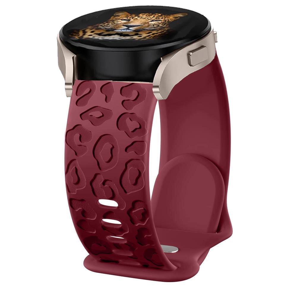 20mm Straps For Samsung Galaxy Watch 6/7/5/4/classic/5 pro 44mm 40mm Silicone Engraved correa Bracelet HUAWEI GT 2e 3 4 5 Band