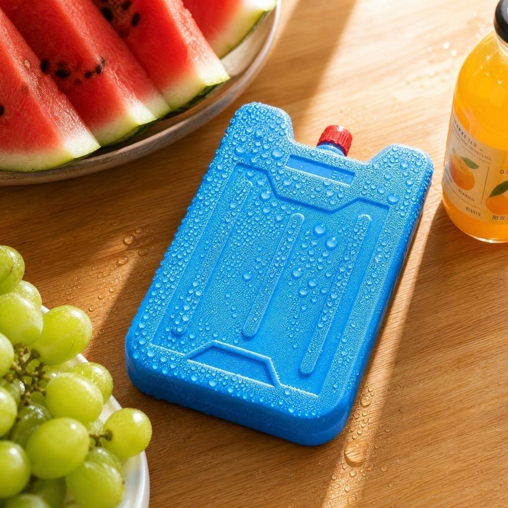 Bolsa de Hielo Reutilizable para Nevera y Comida - Rectangular 500ml para el Hogar y Uso