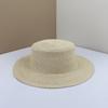 Straw Hat DIY Material Handmade Hat Embryo Sunshade Sunscreen Hat Team Building Activity Flat Brim Round Edge Woven Basin Hat