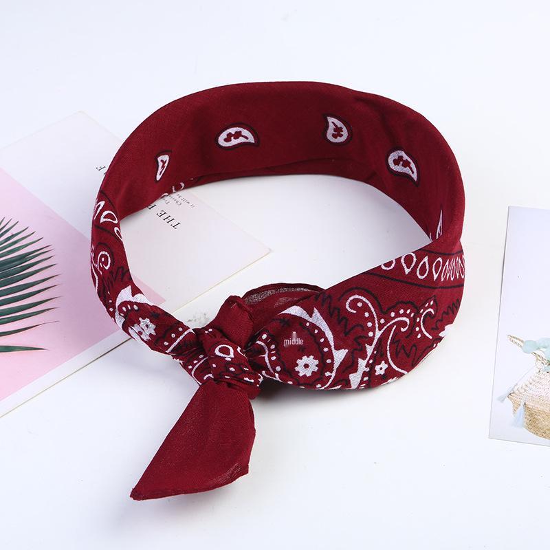 Paisley Cycling Bandana & Hip Hop Headband for Outdoor Sports & Street Dance