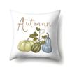 Thanksgiving Pillowcase Blessing Maple Leaf Pumpkin Sofa Cushion Cover Office Home Living Room Pillowcase