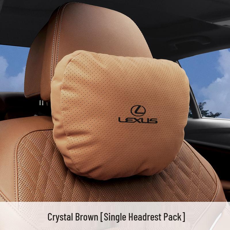 Compatible with Lexus suede seats, headrests, and lumbar supports (ES200, NX260, UX, RX300).
