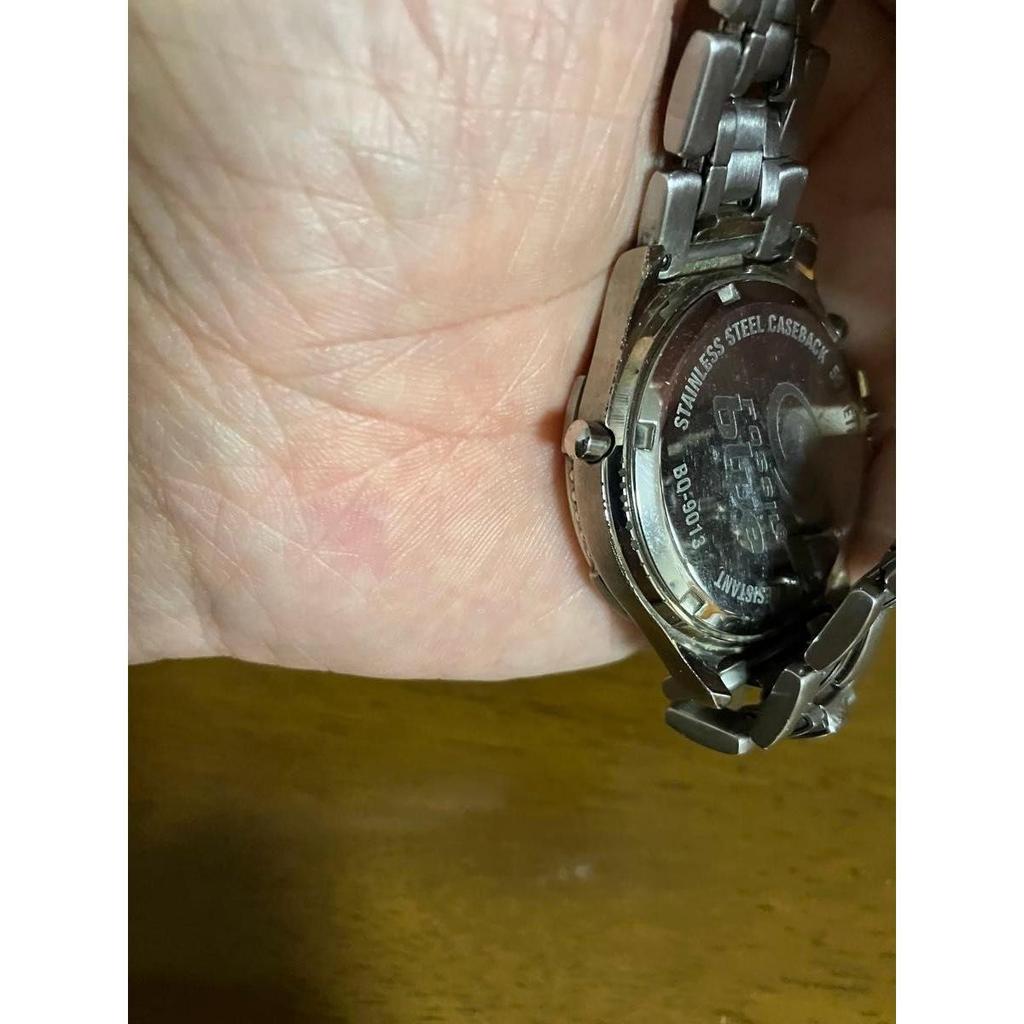 Used FOSSIL Chronograph Moon Phase Watch - 1990s Vintage Item *Battery Replaced and Internally Cleaned