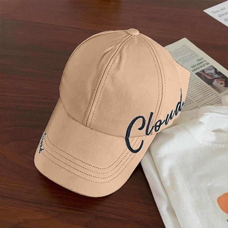 Unisex Adjustable Baseball Cap with Stylish Letter for Summer Sun Protection Outdoor Sports Walking and Travel Hat